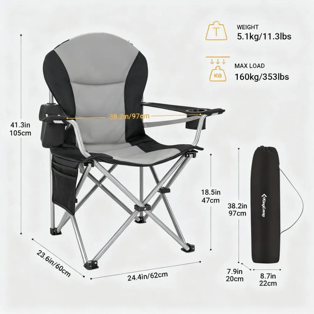 Never Shiver Again! Heated Chair with 10-Hour Battery Life