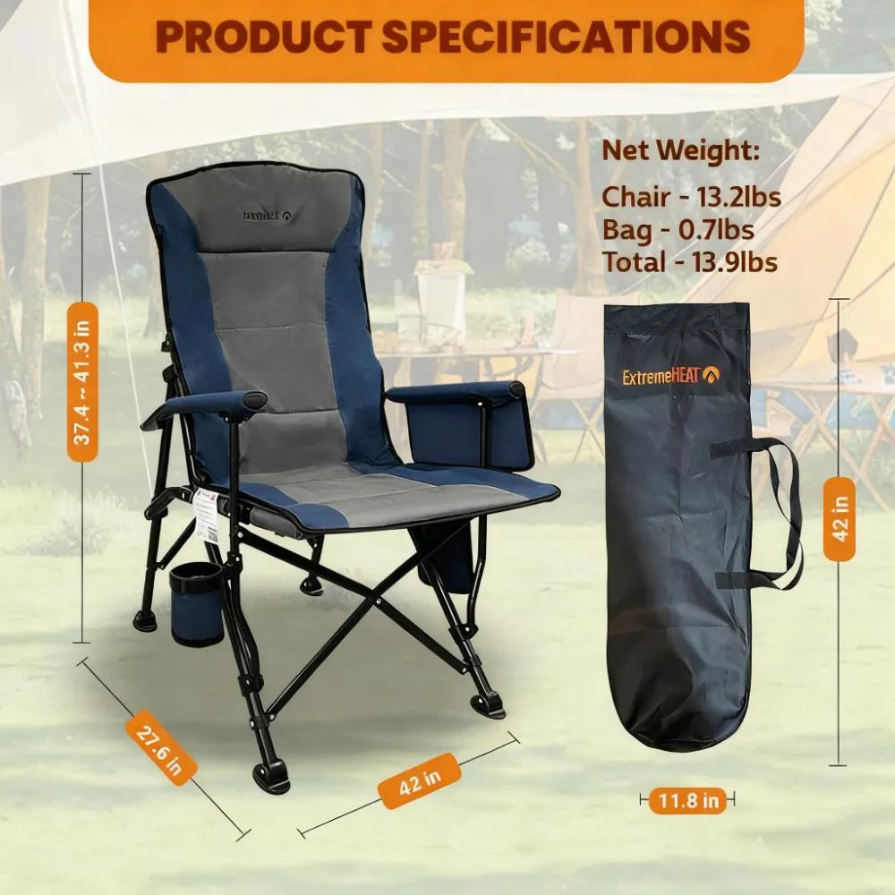 Heated Camping Chair | Use Your Power Bank, Ultimate Flexibility