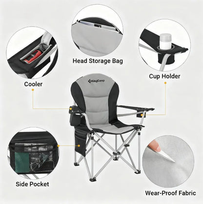 Never Shiver Again! Heated Chair with 10-Hour Battery Life
